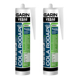 Kit C 2 Cola Rodapé 400gr Poliestireno Madeira Gesso Isopor