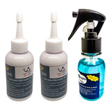 Kit C 2 Cola Tênis De Mesa 60ml 1 Limpador Borracha 100ml