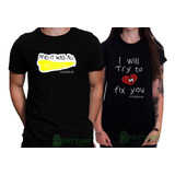 Kit C 2 Coldplay Fix You E Yellow Camiseta E Baby Look
