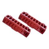 Kit C 2 Comedouro Calha 18 Furos Codorna Pintinho Aves