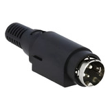 Kit C 2 Conectores Plug Kycon Mini din 3 Pinos Impressora