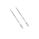 Kit C 2 Espetos Espada Inox 74 Cm Churrasqueiras Giragrill