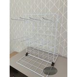 Kit C 2 Expositor Para Chaveiro Bijuteria 30x40 E 8 Ganchos