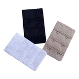 Kit C 2 Extensores Para Sutiã Possui 6 Fechos Colchetes 4cm