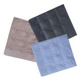 Kit C 2 Extensores Para Sutiã Possui 9 Fechos Colchetes 6cm