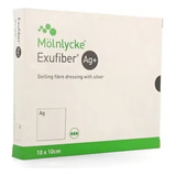 Kit C 2 Exufiber Ag Curativo Molnlycke Gelificante 10x10