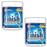 Kit C 2 Finish Advanced Power Powder Detergente Em Pó Lava Louças Sabão 450g