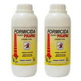 Kit C 2 Formicida Líquido Pika Pau   1 Litro   Pikapau
