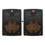 Kit C 2 Gabinete Caixa Som Profissional Tree Way 2 Vias 15 P