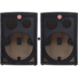 Kit C 2 Gabinete Caixa Som Tree Way 3 Vias 15p Sem Juros