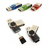 Kit C 2 Leitor De Cartão De Memória Para Pc Computador