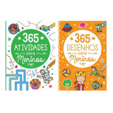 Kit C 2 Livros Meninos 365 Atividades 365 Desenhos Para Colorir Pé Da Letra