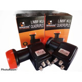 Kit C 2 Lnb Quadruplo Banda Ku Universal Lnbf 4 Saídas