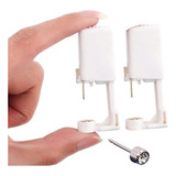 Kit c 2 Mini Pistola Para Furar Orelha Nariz Piercing Brinco