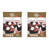 Kit C 2 Mistura Para Cupcake Chocolate 1kg Arcolor