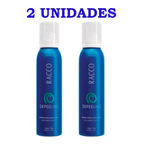 Kit C/2 Mousse Spray Depilatório Depeeling Racco 150ml C/