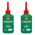 Kit C  2 Óleo Lubrificante Singer 100ml Costura Dobradiças