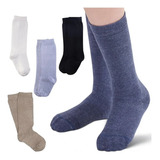 Kit C 2 Pares Meias 3 4 Infantil Cano Longo Lupo 2670