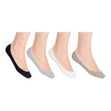 Kit C 2 Pares Meias Sapatilha C Silicone Lupo 3287 Original