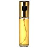 Kit C 2 Porta Azeite Vinagre Spray Galheteiro Dosador Aço Inox Chef Kit 2 Unidades Gold 