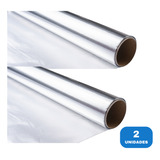 Kit C 2 Rolos De Papel Alumínio 30cmx100m Frete Grátis