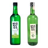 Kit C 2 Soju Margun Bebida Coreana Limão E Tradicional 750ml