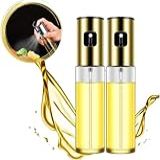 Kit C 2 Spray Borrifador Pulverizador Frasco Culinário De Óleo Azeite Capacidade 110ml Dourado 