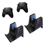 Kit C 2 Suportes De Parede Para Controle Xbox com Adesivo 