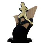 Kit C 2 Troféus 50 Medalhas Premiação Esportiva Corrida