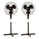 Kit C 2 Un Ventilador Coluna Pedestal 40cm 45w 3 Velocidades