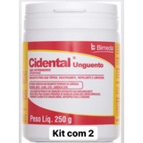 Kit C 2 Unguento Cidental 250g Cicatrizante Repelente