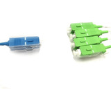 Kit C 2 Unid Mini Splitter Balanceado Fibra Óptica Sm Plc 1x4 Sc upc Entrada Sc apc Saída Nf 