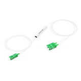 Kit C 2 Unidades Mini Splitter Balanceado Fibra Óptica Sm Plc 1x2 Sc apc sc apc Nf