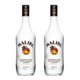 Kit C 2 Unids Malibu Rum Caribenho 750ml