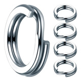 Kit C/20 Argola Pesca Anel Split Ring Snap Isca Artificial