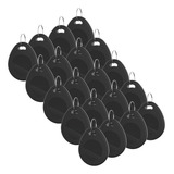 Kit C 20 Chaveiro Tag De Proximidade Rfid 125khz Control Id