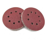 Kit C 20 Disco Lixa Velcro 180mm 7 8 Furos Grão 220