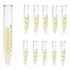 Kit C  20 Tubos Fundo Cônico Graduado Borda Vidro Boro 10ml