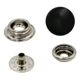 Kit C 200 Botão Pressão N 80 Cores Diversas Cor Preto