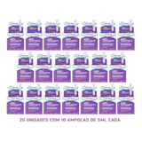 Kit C 20un De Soro Fisiológico Adv Farma C 10 Ampolas Cada