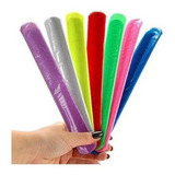 Kit C 20un Pulseira Bate Enrola Festa Cor Neon Sortida