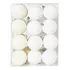 Kit C 24 Bolas De Natal Lisas foscas glitter De 6cm   Branca