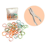 Kit C  25 Argolas Artesanato 22mm   Alicate Redondo 6mm