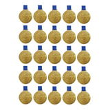 Kit C 25 Medalhas De Ouro M43 Honra Ao Mérito Fita Azul