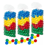 Kit C 250 Bolinhas 76mm Coloridas Piscina Decoração Festas
