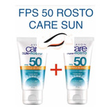 Kit C 2un.: Protetor Solar Facial Avon Care Sun Fps 50 - 50g