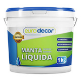 Kit C 2un Manta Líquida Tinta Emborrachada Flexível 1kg Acabamento Fosco Cor Preto