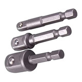 Kit C 3 Adaptador P soquete Pito Cachimbo Parafusadeira
