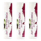 Kit C 3 Aloe Lips Forever Protetor Labial Aloe Vera