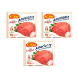 Kit C 3 Amaciante De Carne Com Tempero 1kg Kitano